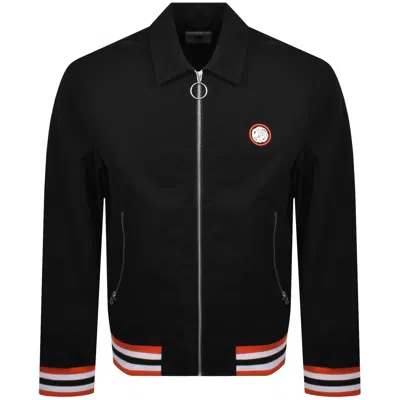 Pretty Green Stratosphere Bomber Overshirt Black