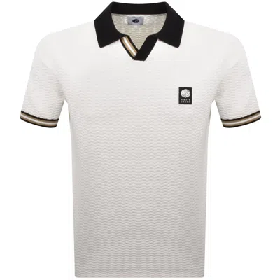 Pretty Green Stratosphere Knit Polo White