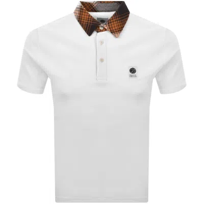 Pretty Green Strobe Polo T Shirt White