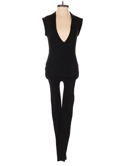 Pre-owned Pretty Knit Jumpsuit In Black