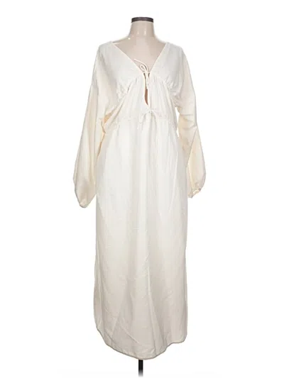 Pre-owned Pretty Lavish Casual Dress In Ivory