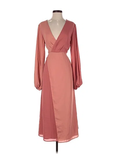 Pretty Lavish Cocktail Dress In Burgundy