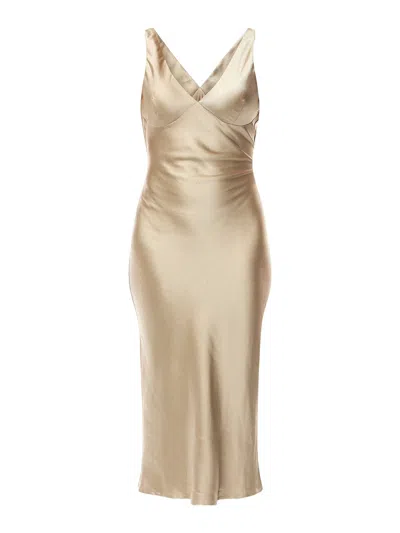 gold midaxi dress Milly Colette Dot Sequin Mini Dress main image 0