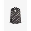 Pretty Lavish Relaxed Shirt Stripe In Black & Cream