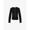 Pretty Lavish Womens Black Kyle Fitted Knitted Cardigan In Black