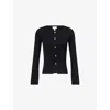 Pretty Lavish Womens Black Sissi Bell-sleeves Knitted Top In Black