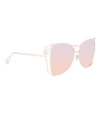 Pretty Little Things Plt Aziza Sunglasses In Pink