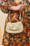 Pretty Persuasions Handle It Crossbody Purse In Beige