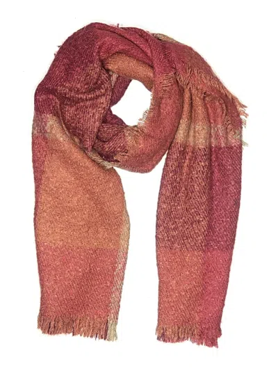 Pre-owned Pretty Persuasions Scarf In Burgundy
