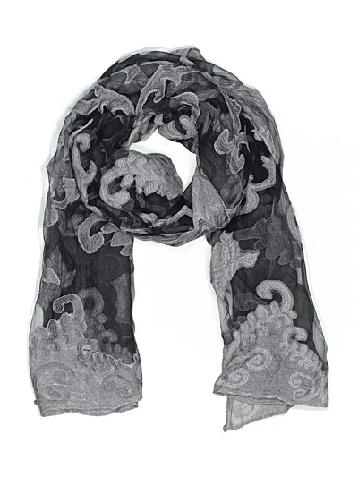 Pre-owned Pretty Persuasions Scarf In Gray