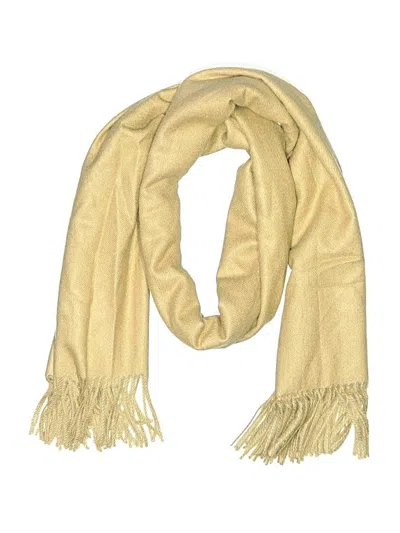 Pre-owned Pretty Persuasions Scarf In Yellow