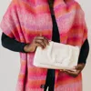 Pretty Simple Aurora Clutch Bag In Cream In White