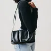 Pretty Simple Aurora Crossbody Clutch Bag In Black In Black