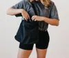 Pretty Simple Carrie Catch All Shoulder Tote Bag In Black In Black
