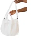 Pretty Simple Carrie Catch All Shoulder Tote Bag In White In White
