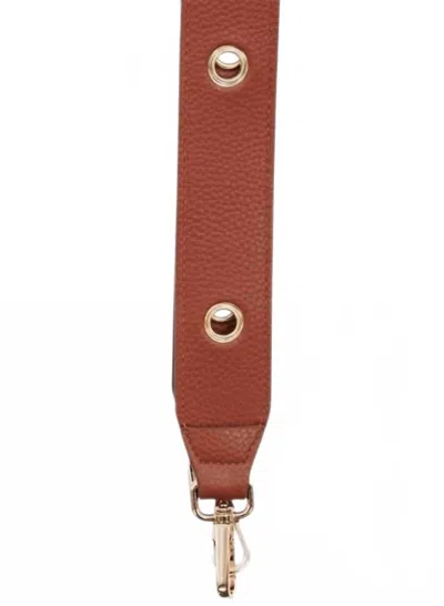 Pretty Simple Evelynn Eyelet Vegan Leather Strap In Brown