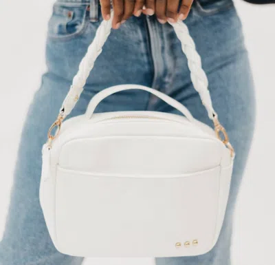 Pretty Simple Harriet Handle Crossbody & Shoulder Bag In Cream In White
