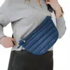 Pretty Simple Jolie Puffer Belt Bag In Navy