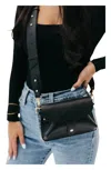 Pretty Simple Khloe Vegan Leather Crossbody Bag In Black In Black