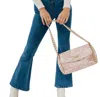Pretty Simple Leia Chain Shoulder Bag In Pink/cream In Multi