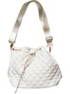 Pretty Simple Natalia Quilted Crossbody Bag In Cream In White