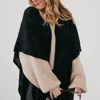 Pretty Simple Prince Paisley Knit Shawl Wrap In Black