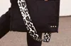 Pretty Simple Quilted Cotton Tote With Black & White Strap In Black