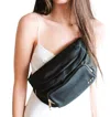 Pretty Simple Ryder Bum Crossbody Bag In Black In Black