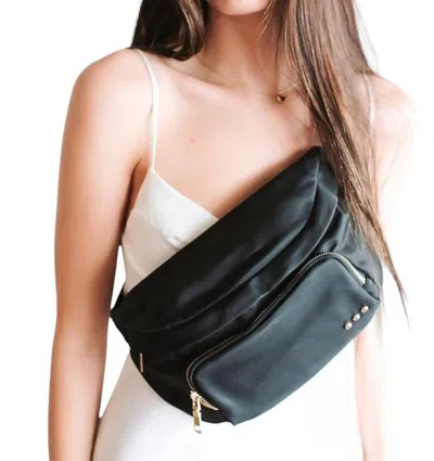 Pretty Simple Ryder Bum Crossbody Bag In Black