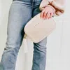 Pretty Simple Silvia Straw Camera Bag In Cream