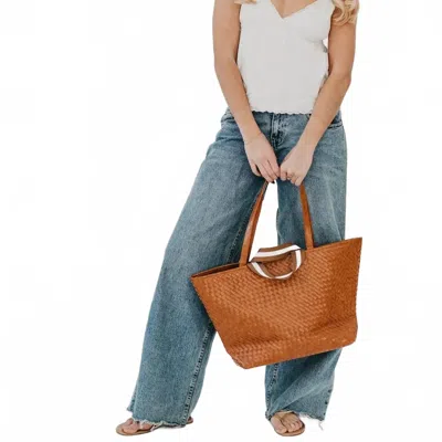 Pretty Simple Tiffany Organizer Tote Bag In Brown