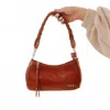 Pretty Simple Women's Brynlee Braided Vegan Leather Crossbody Shoulder Bag In Brown In Brown