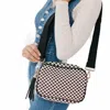 Pretty Simple Women's Camera Crossbody Bag In Black White In Black