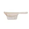 Pretty Simple Women's Clara Clear Stadium Bum Belt Sling Bag In Cream In White