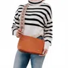 Pretty Simple Women's Cora Structured Crossbody Hobo Bag In Brown In Brown