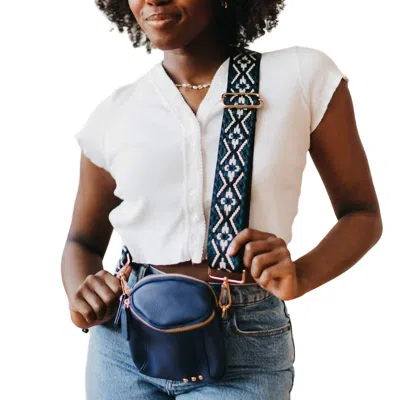 Pretty Simple Women's Ellie Crossbody Bag In Navy In Blue