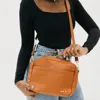 Pretty Simple Women's Harriet Handle Crossbody Shoulder Bag In Brown In Brown