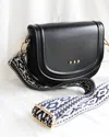 Pretty Simple Women's Serenity Saddle Bag In Black In Black