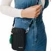 Pretty Simple Women's Starlette Quilted Crossbody Bag In Black In Black