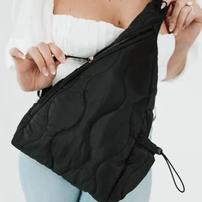 Pretty Simple Women's Striding Through Philly Puffer Bag In Black