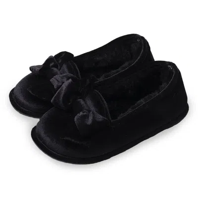 Pretty You Women's Alissia Ballerina Slippers In Black