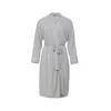 Pretty You Women's Bamboo Kimono Robe In Grey Marl In Grey