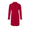 Pretty You Women's Bamboo Nightshirt In Red In Red