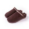 Pretty You Women's Brown Hallie Sheepskin Multiway Slippers In Chocolate In Brown