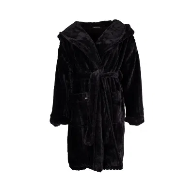 Pretty You Women's Cloud Robe In Black