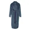 Pretty You Women's Green / Blue Velour Longline Robe In Teal In Green/blue