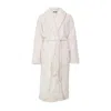 Pretty You Women's Pink / Purple Quilted Velour Robe In Powder Puff In Pink/purple