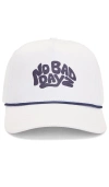 Prettyboy No Bad Dayz Rope Hat In White