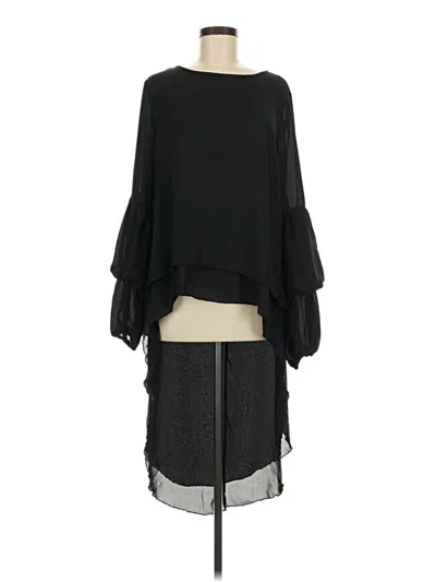 Pre-owned Prettygarden 3/4 Sleeve Blouse In Black