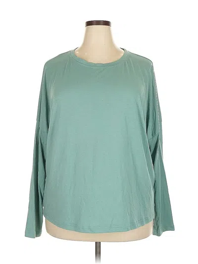 Pre-owned Prettygarden 3/4 Sleeve T-shirt In Blue